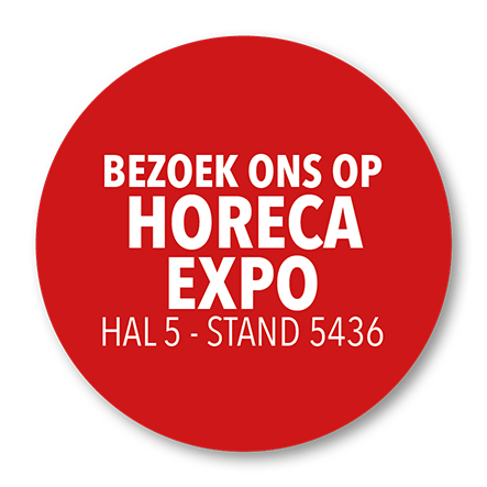 Bezoek ons op Horeca Expo Hal 5 - Stand 5436
